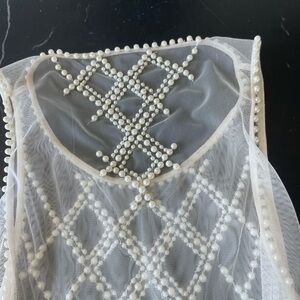 Marc Cain Sheer/Pearl tank overlay